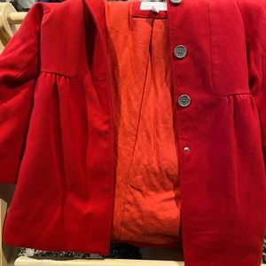 Cat and jack red coat